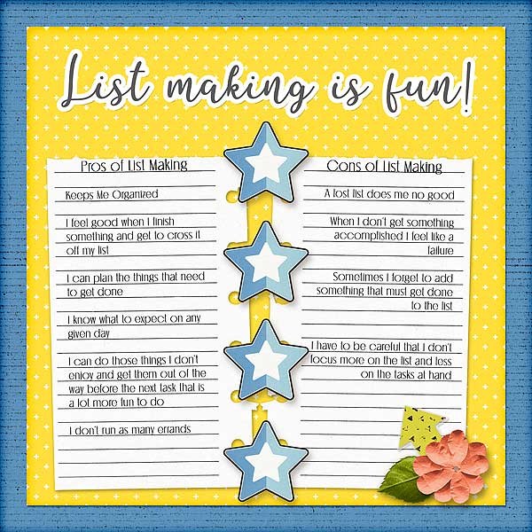 List Making