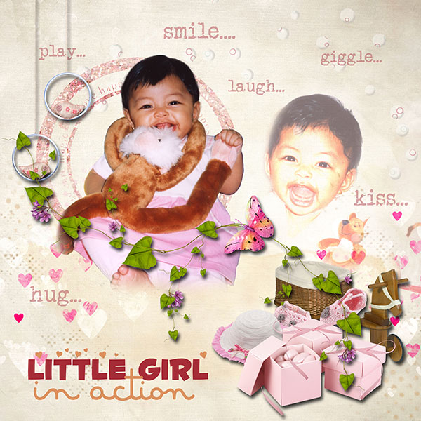 Little Girl in Action