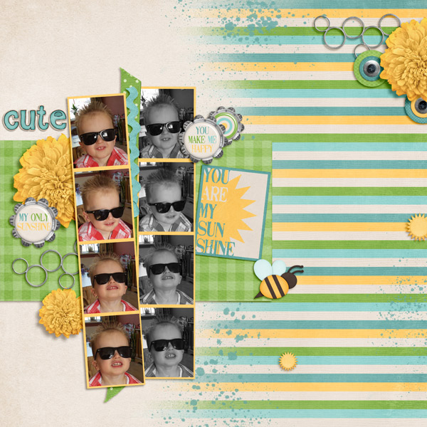 Little Rad Trio - Sunshine / Fiddle-dee-dee Designs by Cheryl Ashcraft - Fu