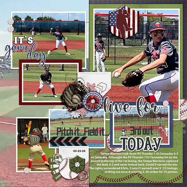 Live for Today...On the Mound