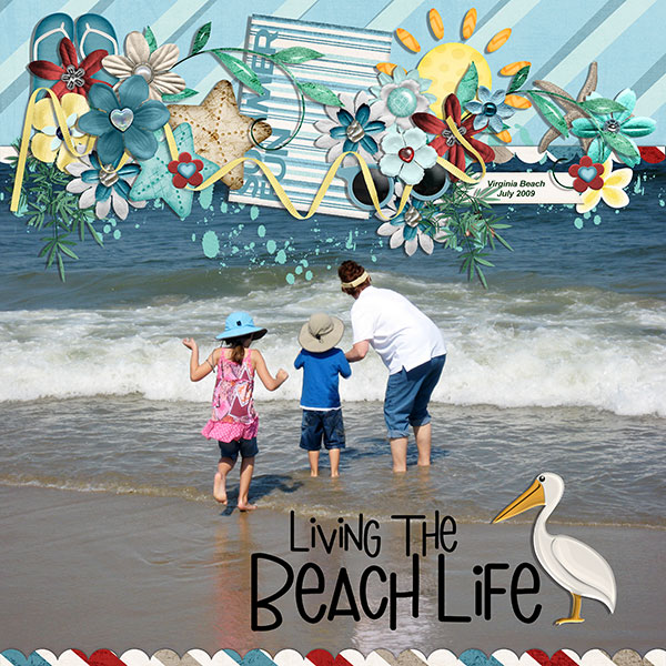 living the beach life