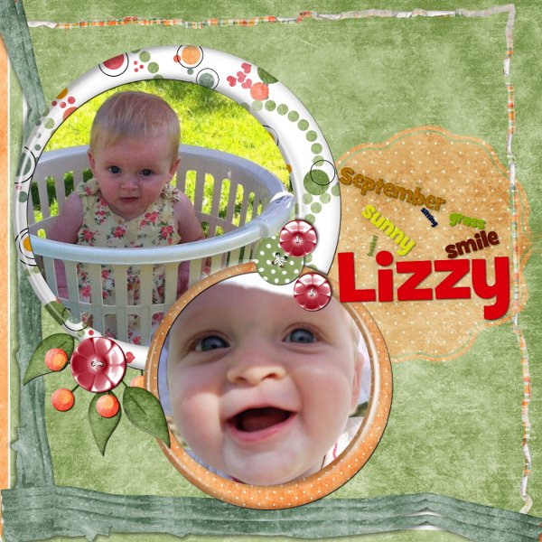 Lizzy in a Basket