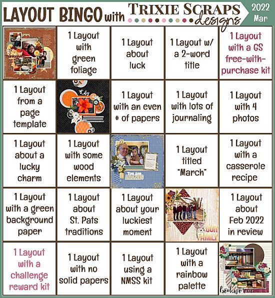 LO Bingo March 22
