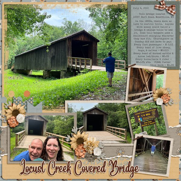 Locust Creek Covered Bridge - Meadville, MO 7.6.2022