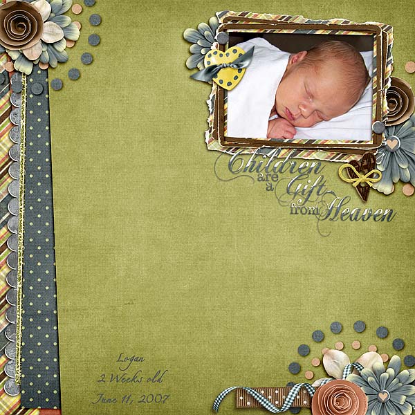 Logan 2 Weeks Old