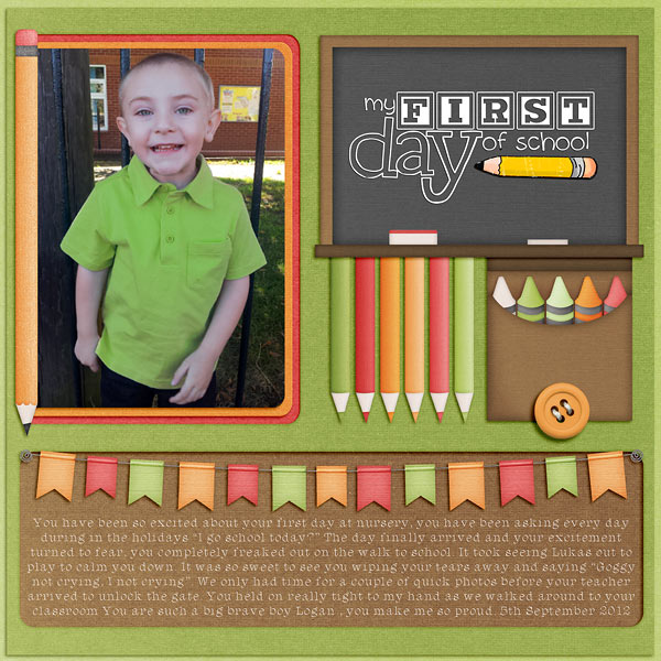 Logan's 1st Day At Nursery