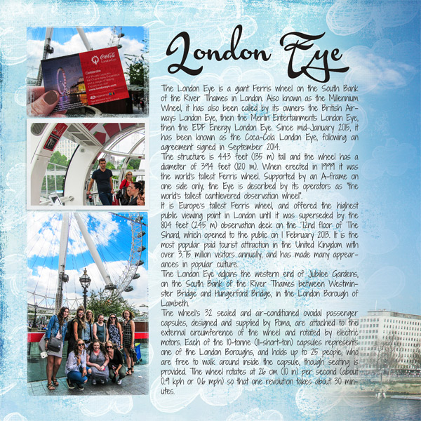 London Eye, left side