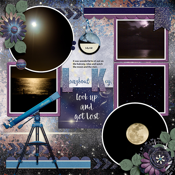 Longboat- Stars and Moon