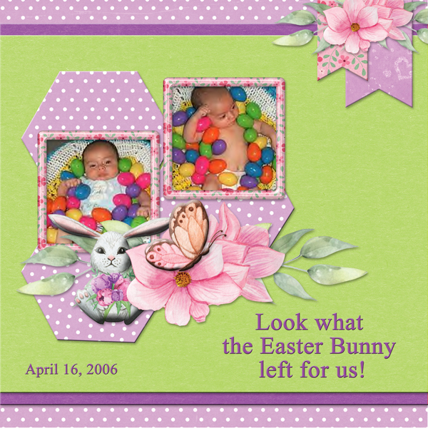 Look what the Easter Bunny left for us
