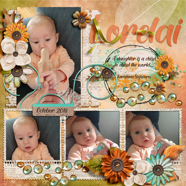 Lorelai in Peach