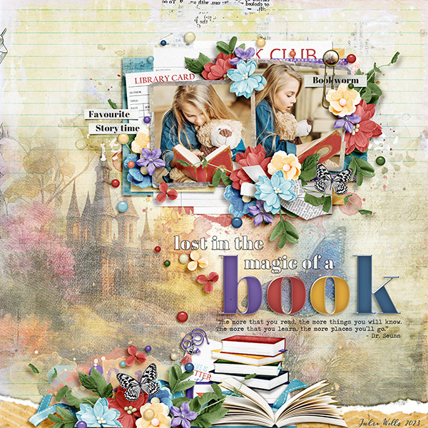 lost in the magic of a book