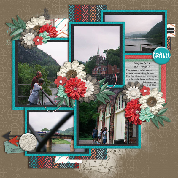 Lotsa Photos 14 Template#3 +  Wanderlust Shepherd + Fish