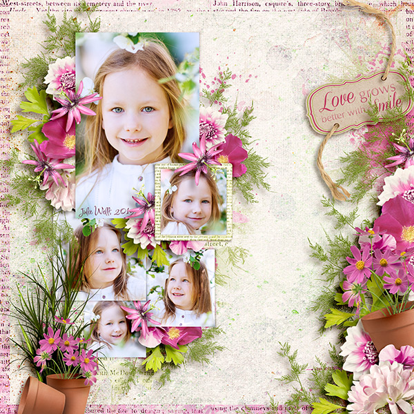 love grows with a smile
