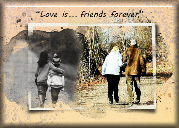 Love is...friends forever