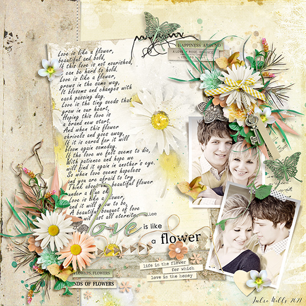 love is like a flower