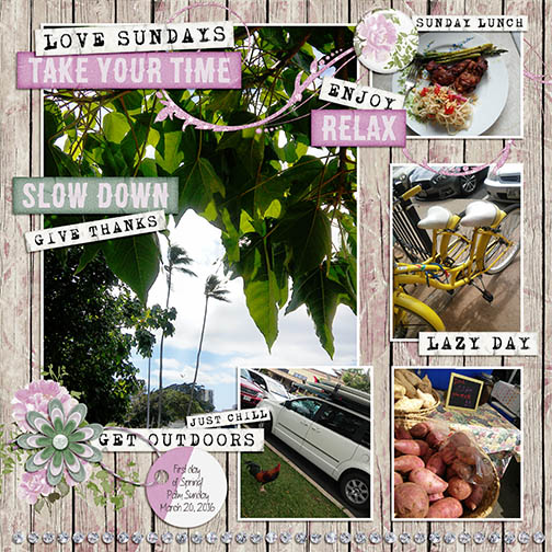 Love Sundays (1st day of spring!)