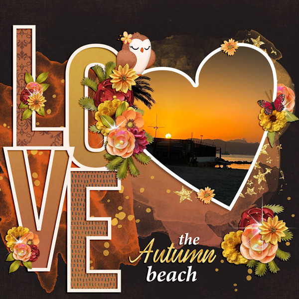love the autumn beach