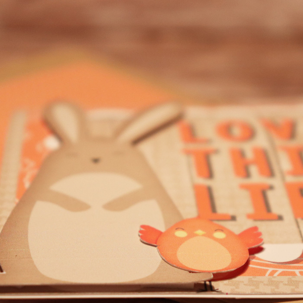Love This Life Bunny Card Details