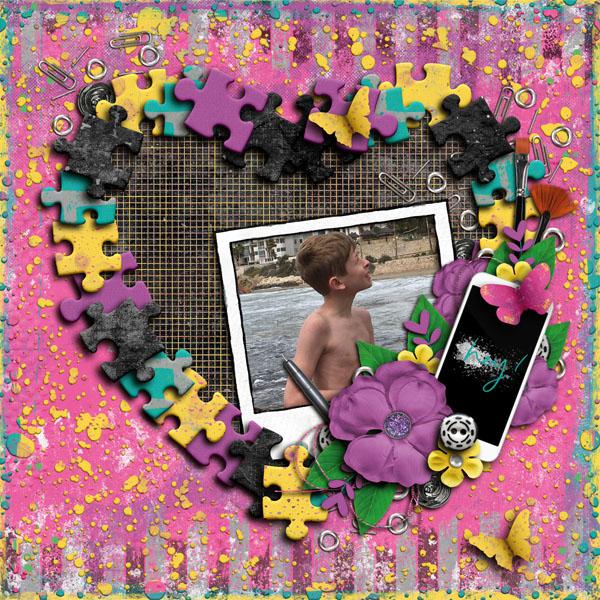 Love You To Pieces Templates