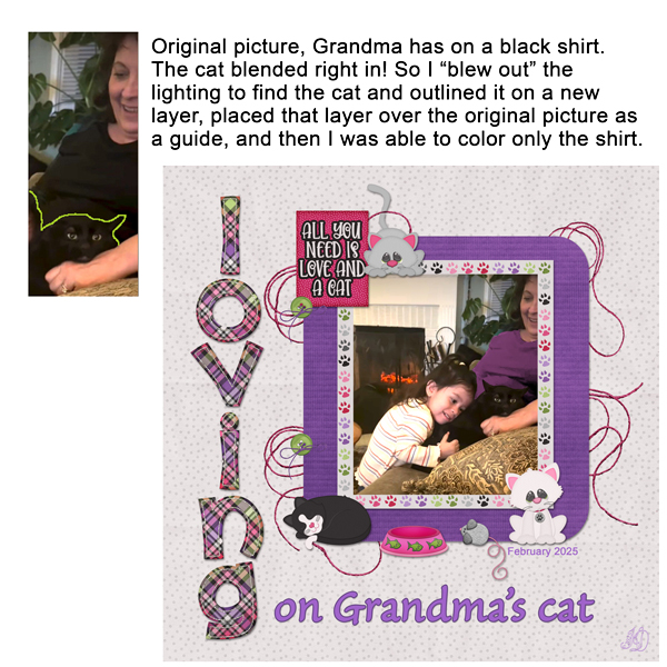loving on Grandma