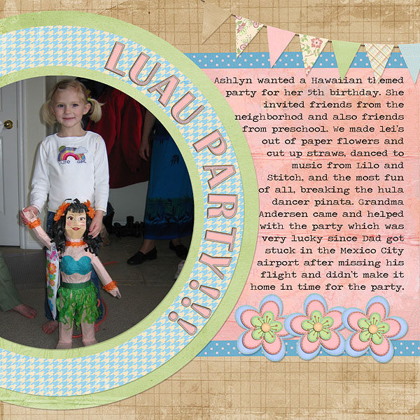 Luau Party Page 1