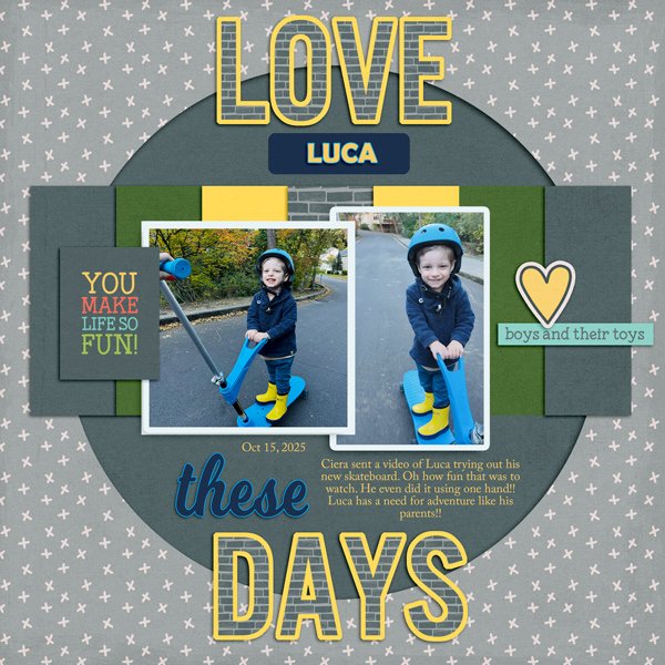 Luca Skateboarding