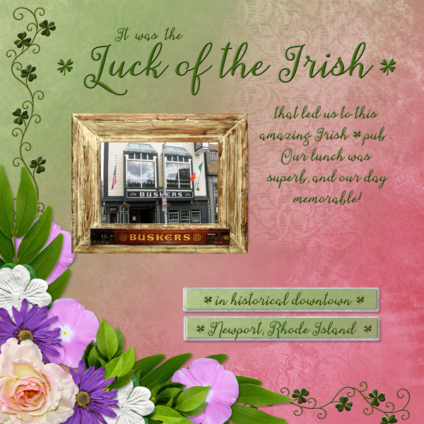 Luck of the Irish ...
