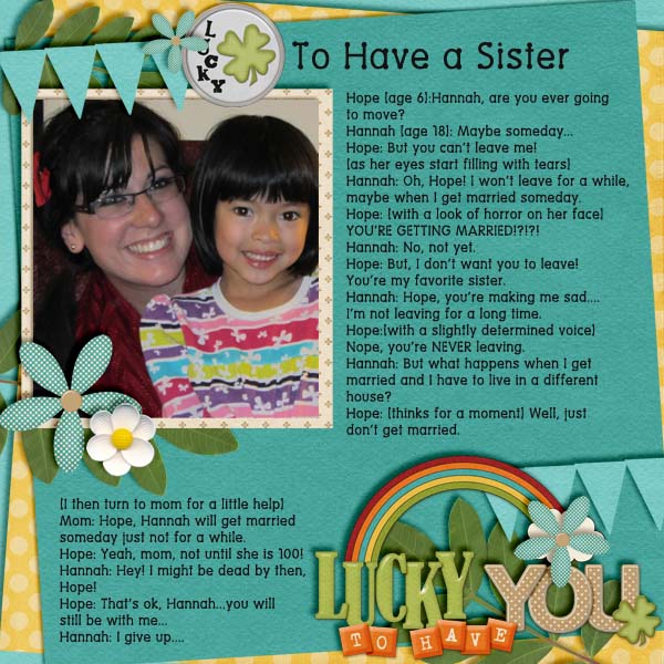 Lucky to have a Sister