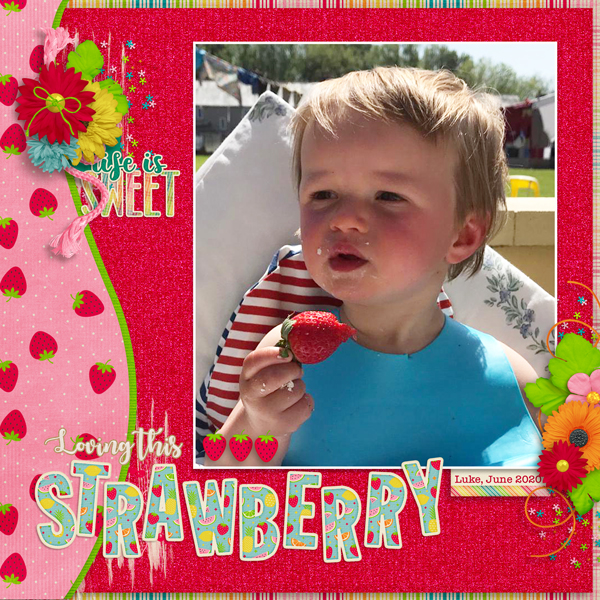 Luke and his Strawberry