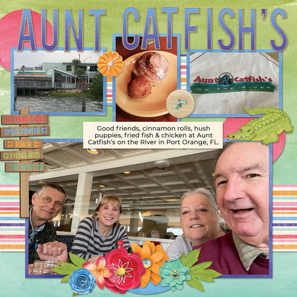 Lunch @ Aunt Catfish's on the River