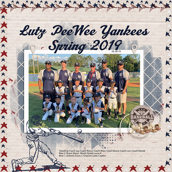 Lutz PeeWee Yankees Championship Game