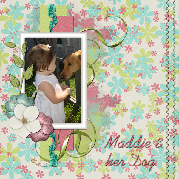 maddie and her dog