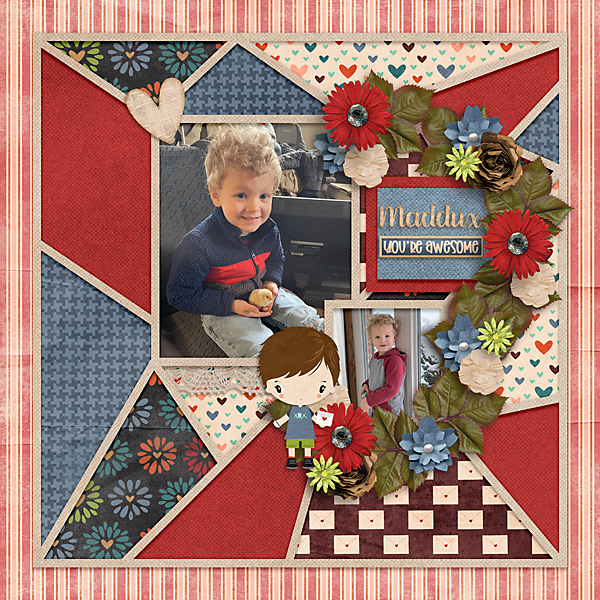 Maddux with Chick
