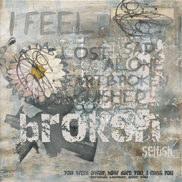 Made with Distressed by Created by Jill Scraps