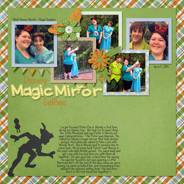 Magic Mirror Selfies - Left Page