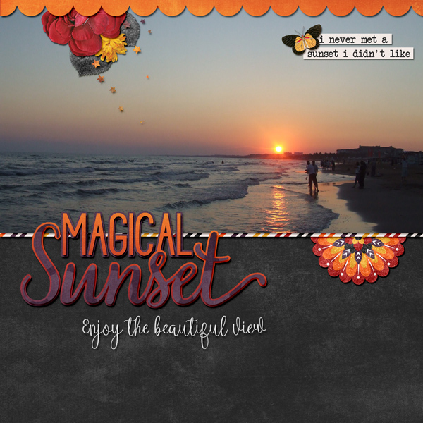 magical sunset