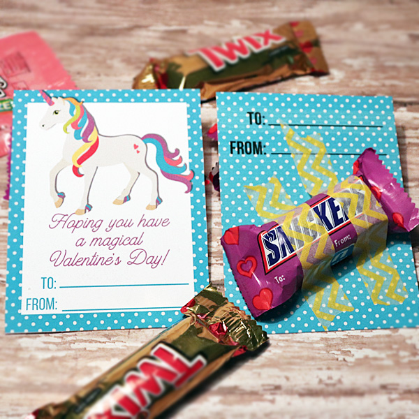 Magical Valentine Card with treat