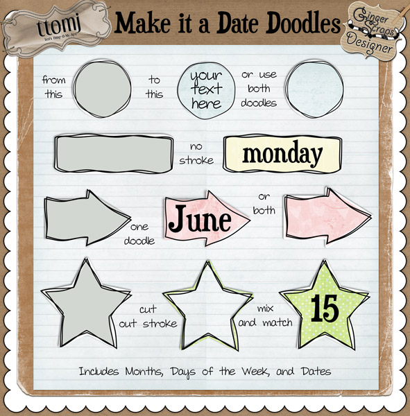 Make it a Date Doodles
