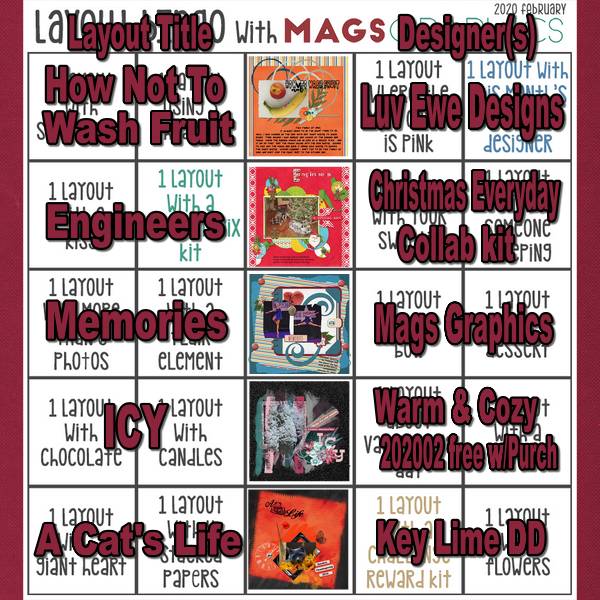 makeyesup Bingo 202002