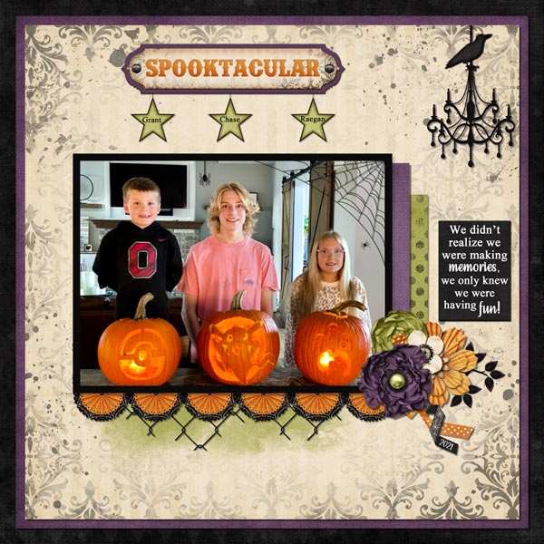 Making Memories Carving Pumpkins