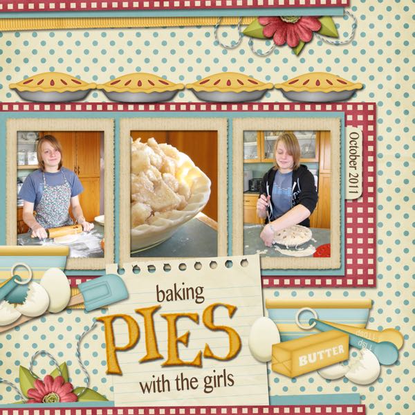 Making Pies with the Girls