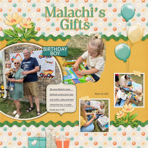 Malachi's Gifts