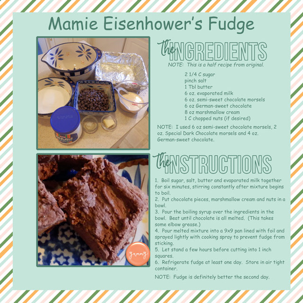 Mamie Eisenhower's Fudge