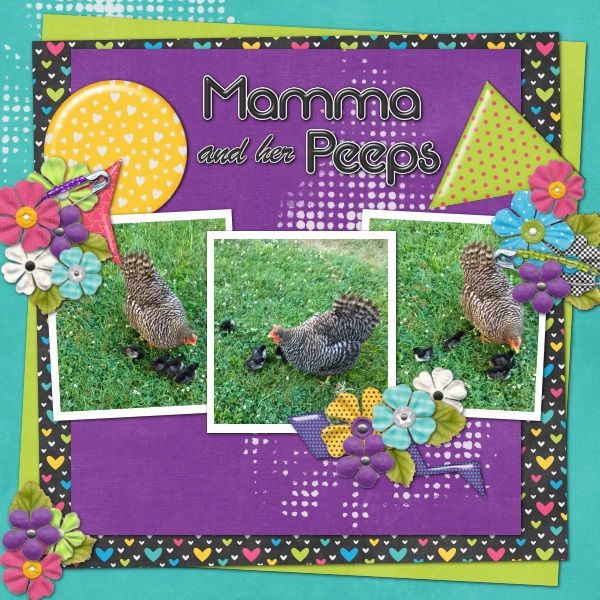 Mamma and her Peeps