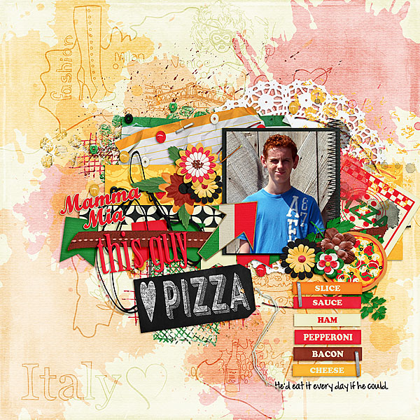 Mamma Mia, this guy Hearts Pizza!