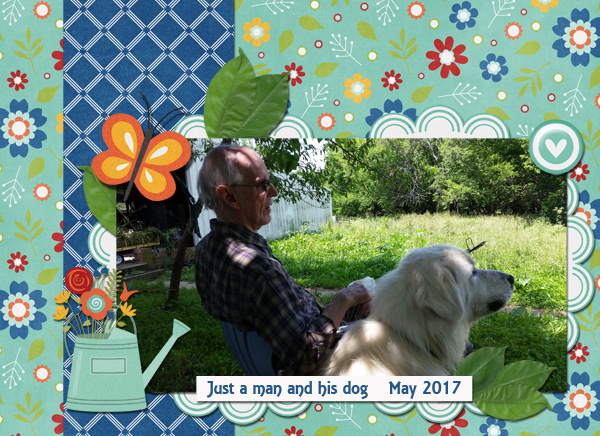 man and his dog