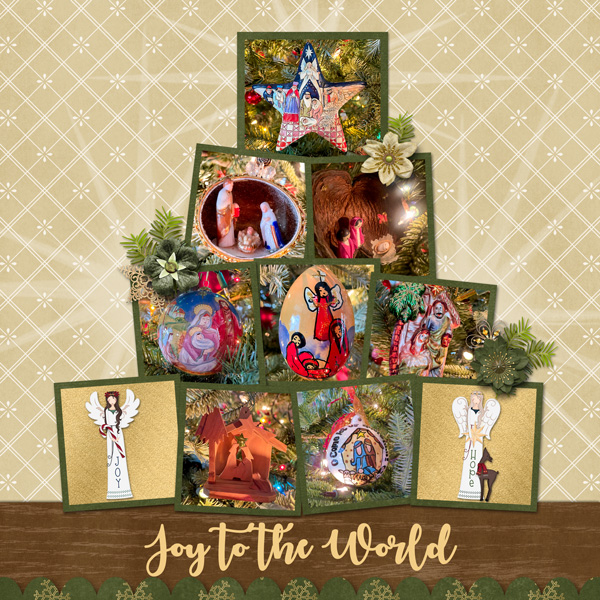 Manger Ornaments