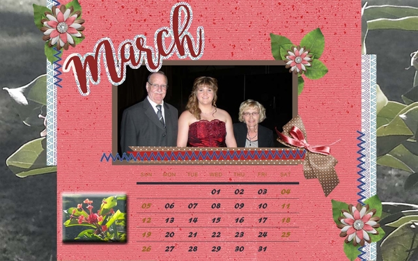 March 2017 Calendar