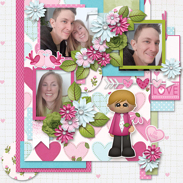 March 2021 Gingerscraps, Created with Rewards Challenge