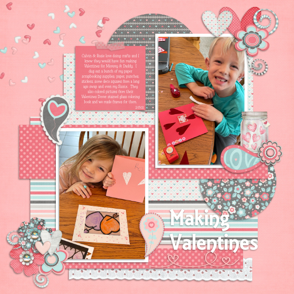 March 2021 Template #2 Challenge: Making Valentines